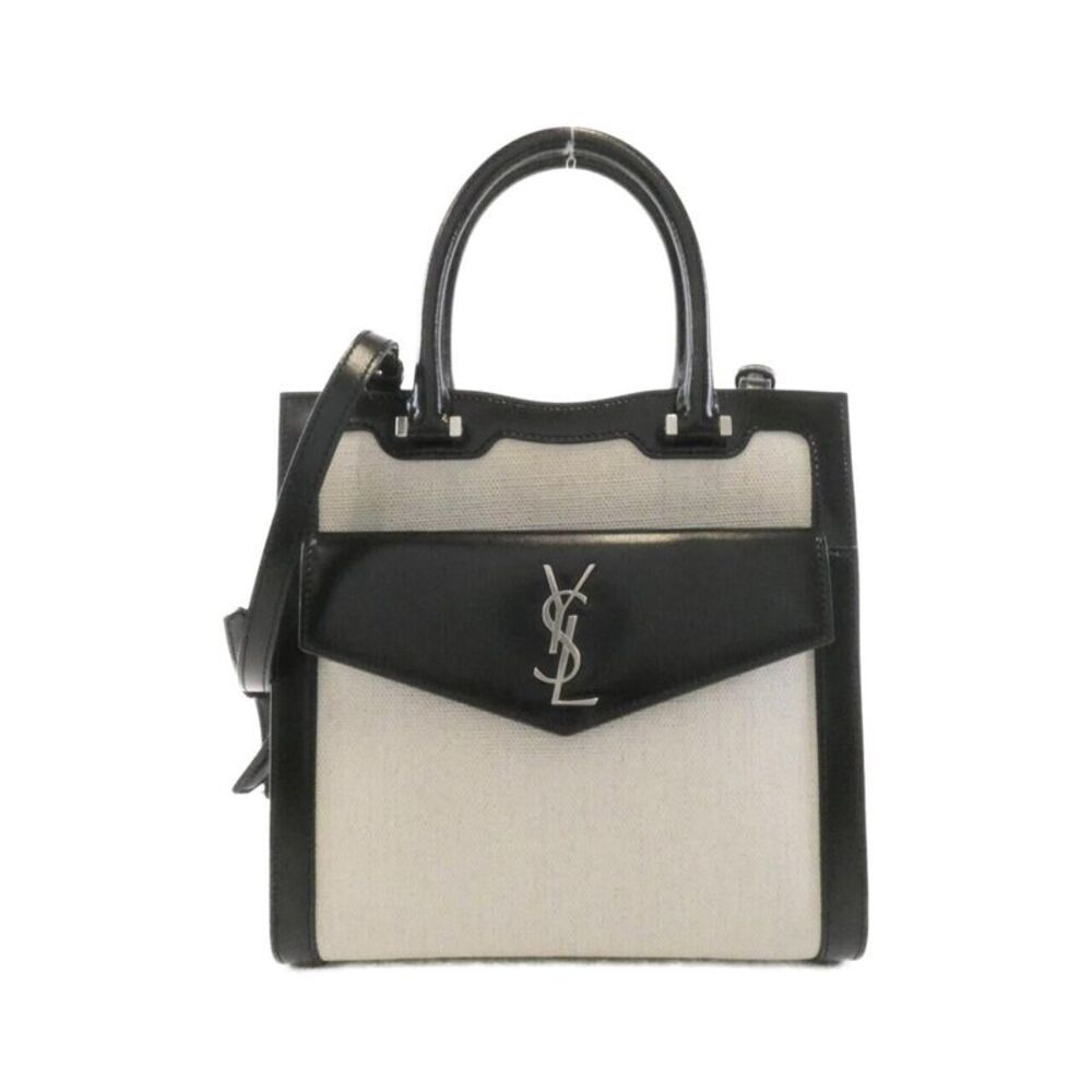 Saint Laurent Uptown Coated Canvas Bag